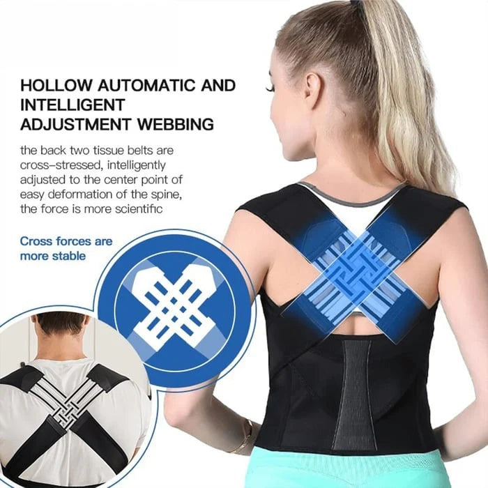 Premium Adjustable Back Posture Corrector Belt – Comfortable Daily Support