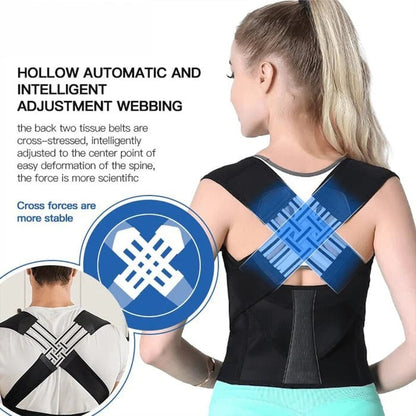Premium Adjustable Back Posture Corrector Belt – Comfortable Daily Support