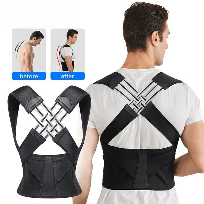 Premium Adjustable Back Posture Corrector Belt – Comfortable Daily Support