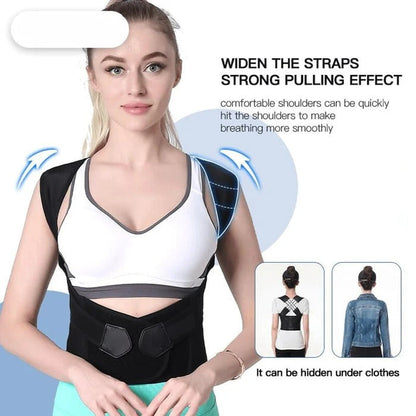 Premium Adjustable Back Posture Corrector Belt – Comfortable Daily Support
