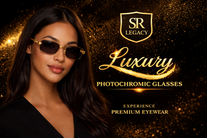 🕶️ Premium Photochromic Rimless Eyewear