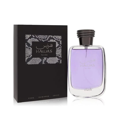 Rasasi Hawas for Him Eau de Parfum 100ml – Long Lasting Fresh Aquatic Perfume for Men | Premium Daily & Summer Fragrance
