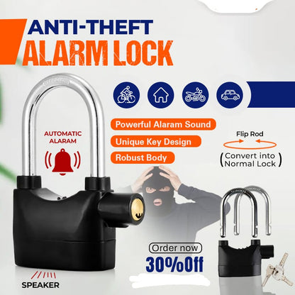 Anti-Theft Alarm Lock| Bike, Home & Car Protection