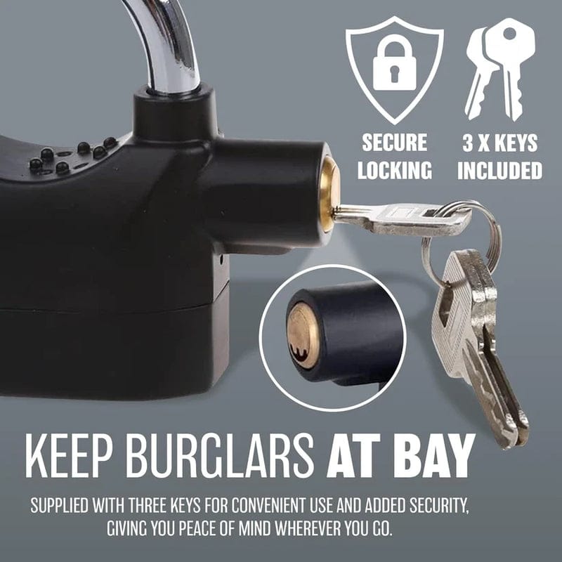 Anti-Theft Alarm Lock| Bike, Home & Car Protection