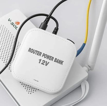 12V Universal Power Bank for WiFi Router | Backup Battery for Internet Modem | Load Shedding Solution Pakistan